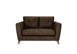 The Lounge Co. - Hermione 2 Seater Leather Sofa - Bourbon