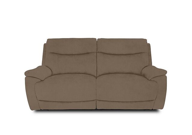 Sloane Fabric 3 Seater Power Recliner Sofa with Power Headrests - Opulence Cedar