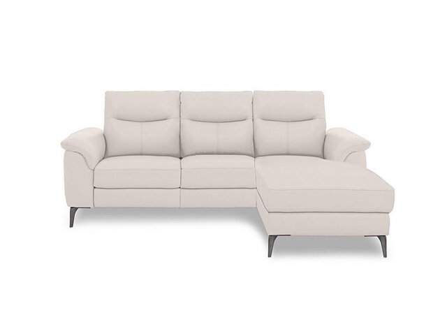 Morgan Leather 3 Seater Power Recliner Sofa with Right Hand Facing Chaise End