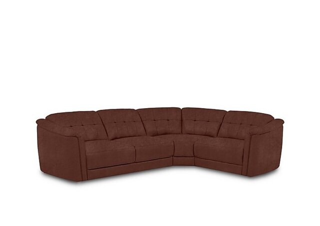 Monarch Small Fabric Right Hand Facing Corner Sofa - Manhattan Burnt Sienna