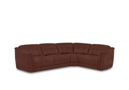 Monarch Small Fabric Right Hand Facing Corner Sofa - Manhattan Burnt Sienna