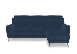 Eclipse Fabric 3 Seater Power Recliner Right Hand Facing Chaise End Sofa with Power Headrests