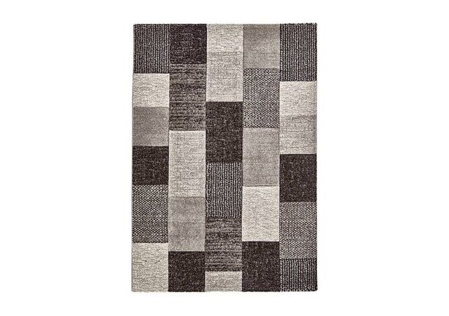 Newark Rug - 160cm-x-220cm - Grey/Black