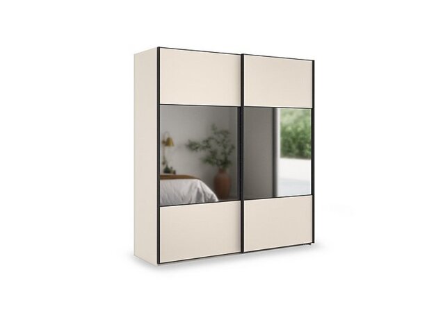 Wiemann - Tullio 200cm 2 Door Sliding Wardrobe with Mirrors - Champagne