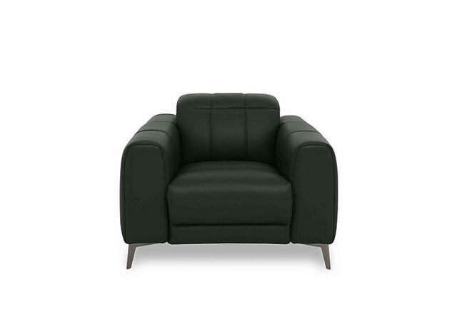Ezra Leather Chair - Oslo Pine