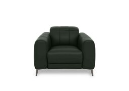 Ezra Leather Chair - Oslo Pine