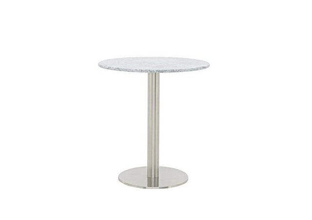 Helsinki Round Dining Table - 60-cm - Carrara Marble