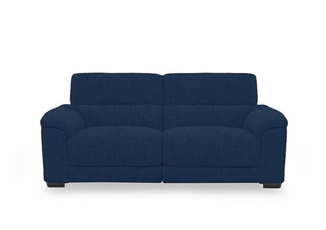 Nova Fabric 3 Seater Power Recliner Sofa with Power Headrests - R330 Steel Blue