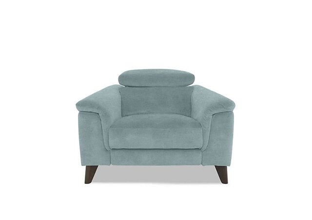 Wade Fabric Power Recliner Chair - Baby Blue