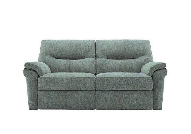 G Plan - Seattle 2.5 Seater Fabric Sofa - No Recliner - Dapple Kingfisher