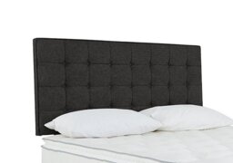 Sleepeezee - Bowmore Floor Standing Headboard - Small Double - Tweed Charcoal