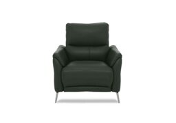 Daytona Leather Power Recliner Chair with Bluetooth Speaker - Oslo Pine