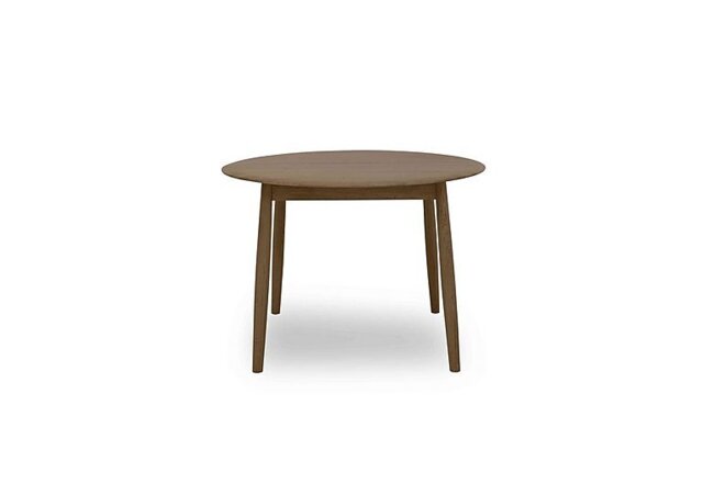 Stockholm Round Extending Dining Table - Dark Oak