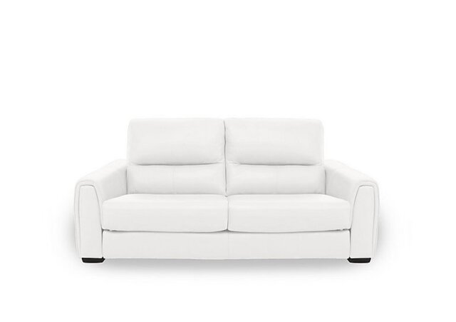 World of Leather - Flex Leather 2 Seater Sofa - BV Star White