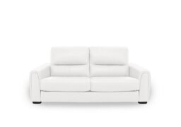 World of Leather - Flex Leather 2 Seater Sofa - BV Star White