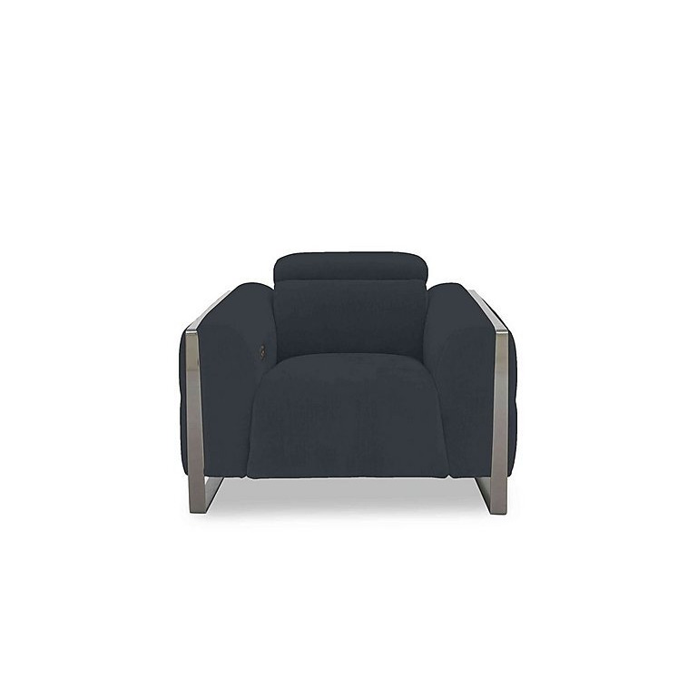 Gisella Fabric Power Recliner Chair with Power Headrest - Opulence Charcoal