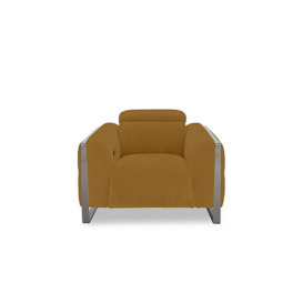 Gisella Fabric Power Recliner Chair with Power Headrest - Opulence Saffron