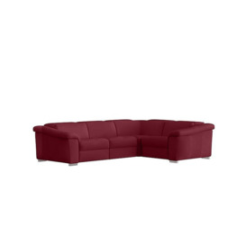 Nicoletti - Galileo Leather Right Hand Facing Corner Sofa - Dali Bordeaux