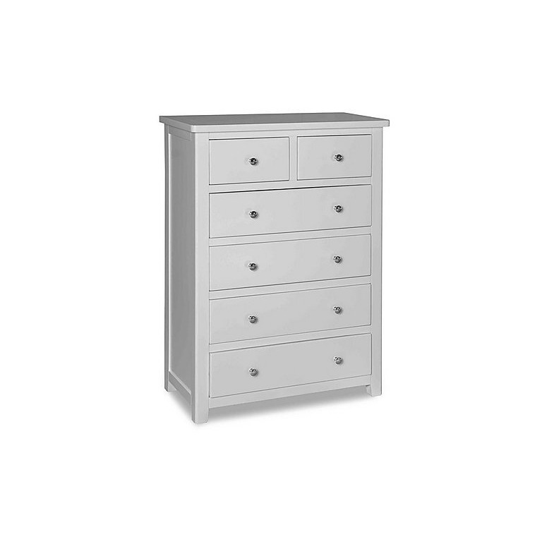 Grace 2+4 Drawer Chest - Grey