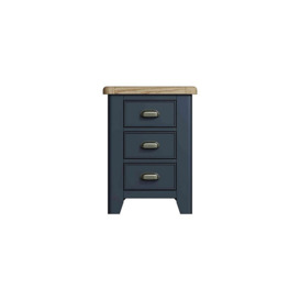 Hewitt 3 Drawer Bedside Cabinet - Blue