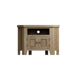 Hewitt Corner TV Unit - Oak