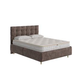The Handmade Bed Company - Boutique Ortho Premium Divan Set with 4 Drawers - Super King - Milano Mole
