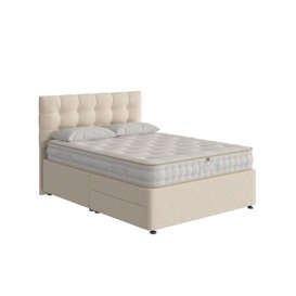 The Handmade Bed Company - Boutique Ortho Divan Set - Double - Teddy Oat