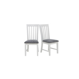 Furnitureland - Hamilton Pair of Wooden Dining Chairs