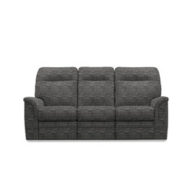 Parker Knoll - Hudson 23 Fabric 3 Seater Recliner Sofa with Headrests and Power Lumbar - Dash Truffle