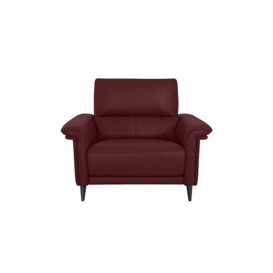 Domicil - Huxley Leather Chair - Burgundy