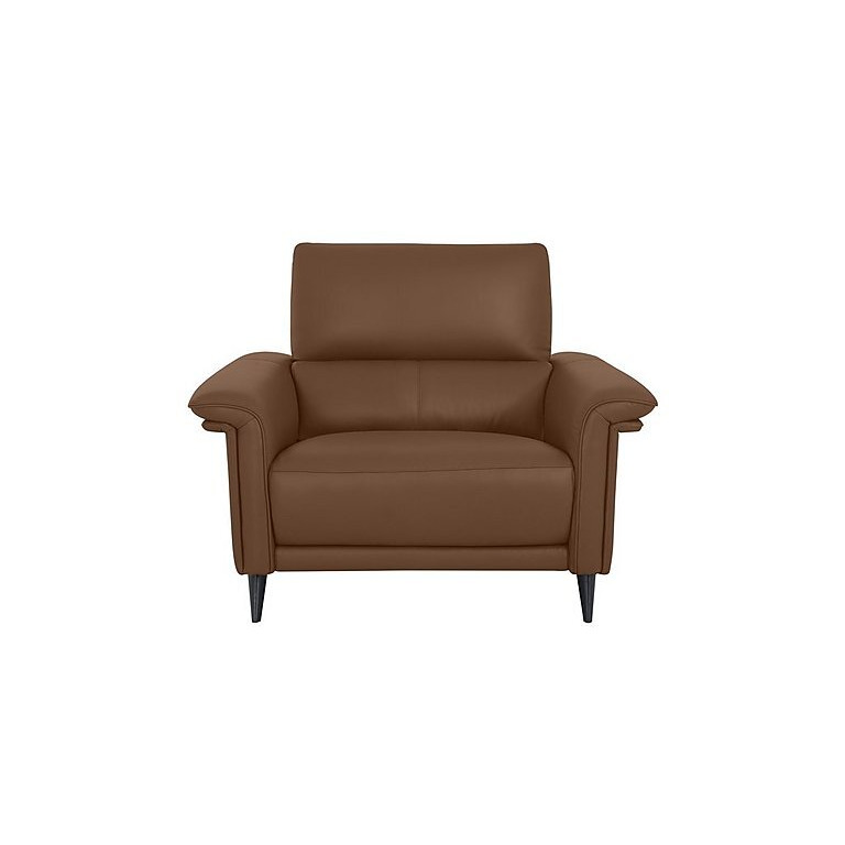 Domicil - Huxley Leather Chair - NP Caramel