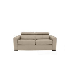 Infinity 2 Seater BV Leather Sofa - Dapple Grey