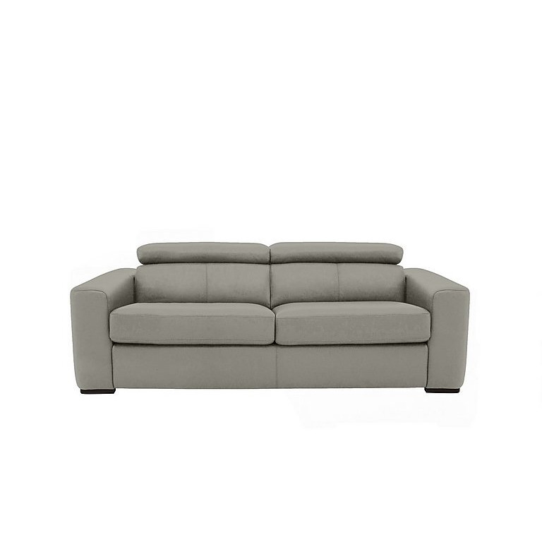 Infinity 3 Seater NC Leather Sofa - Feather