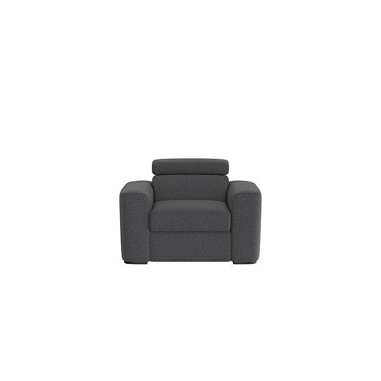 Infinity Fabric Armchair - R39 Charcoal