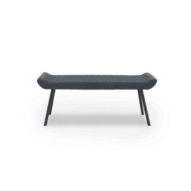 Ion Faux NC Leather Low Dining Bench