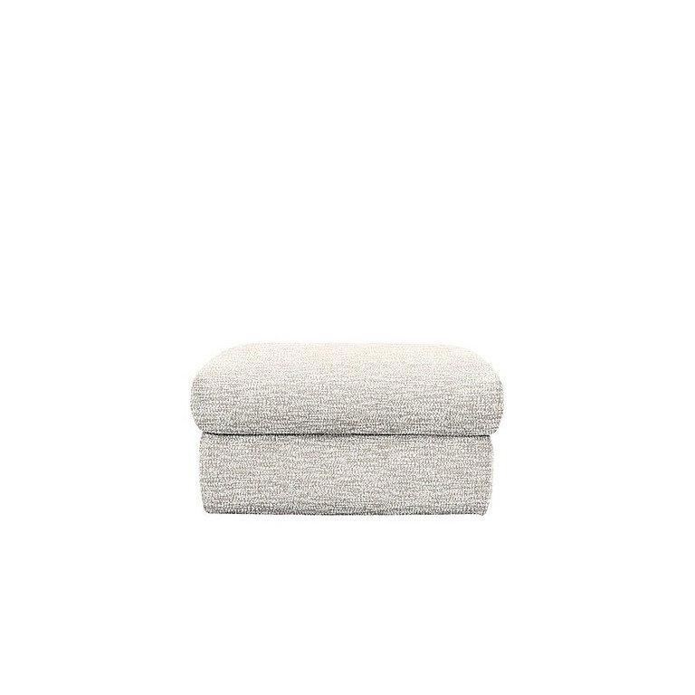 G Plan - Kingsbury Fabric Storage Footstool - Rush Cream