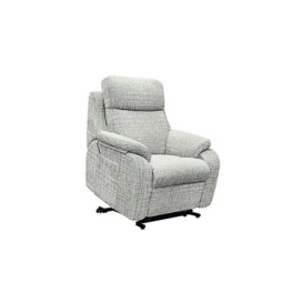 G Plan - Kingsbury Large Fabric Lift and Rise Chair - Shore Oatmeal