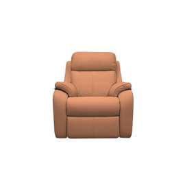 G Plan - Kingsbury Leather Armchair with Manual Recliner - Texas Tan