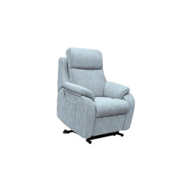 G Plan - Kingsbury Small Fabric Lift and Rise Chair - Libby Sky