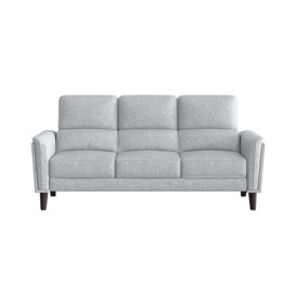 Compact Collection Klein 3 Seater Fabric Sofa - Frost