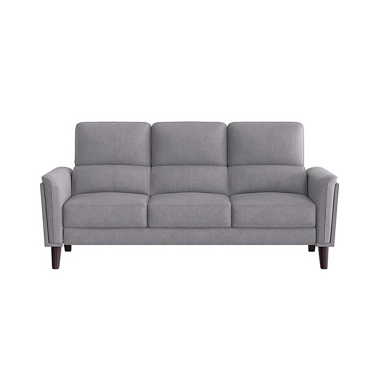 Compact Collection Klein 3 Seater Fabric Sofa - R27 Pewter