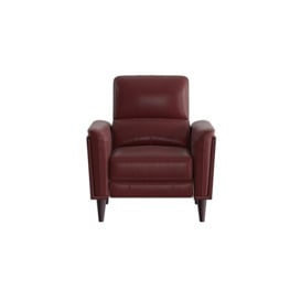 Compact Collection Klein HW Leather Chair - Deep Red
