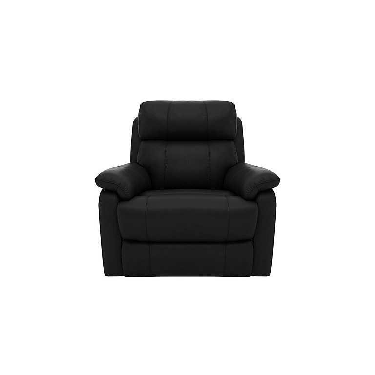 Relax Station Komodo BV Leather Power Armchair - Classic Black