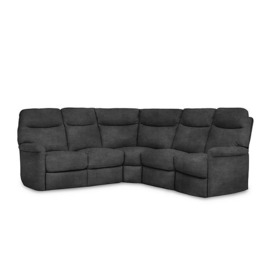 Compact Collection Lille Large Fabric Corner Sofa - Magnet