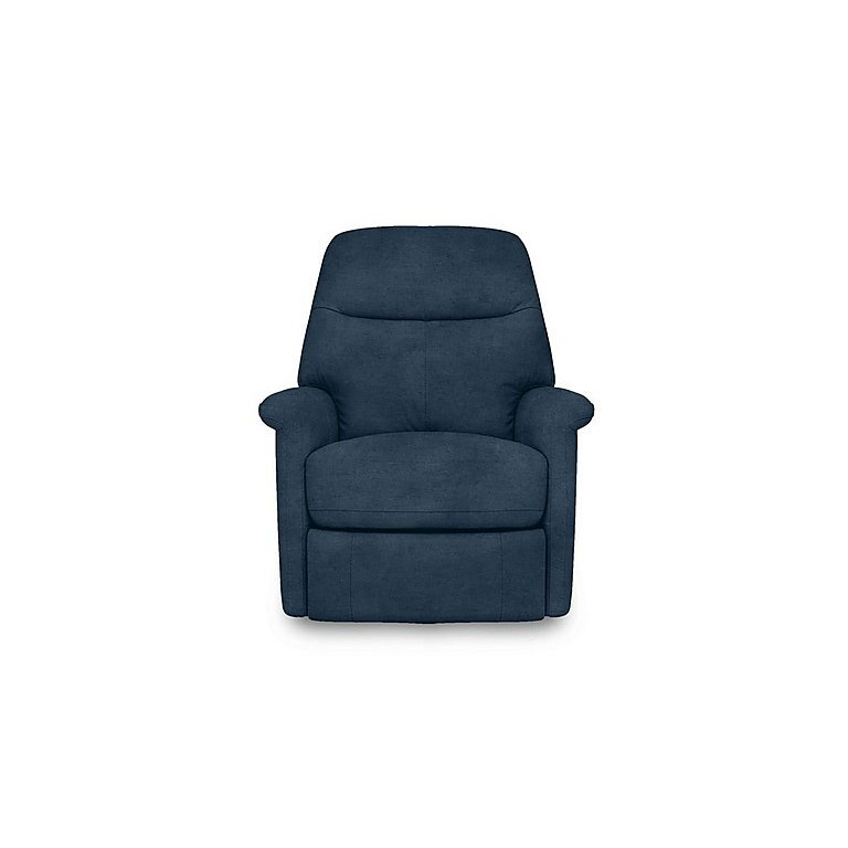 Compact Collection Lille Fabric Rocker Swivel Chair with Power Recliner - Sapphire