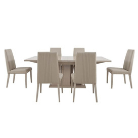 ALF - Livia Extending Dining Table and 6 Chairs - 200-cm
