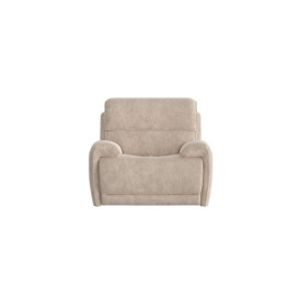 Link Fabric Power Recliner Armchair with Power Headrests - Cream