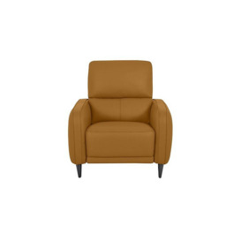 Domicil - Logan NC Leather Chair - NP Honey Yellow