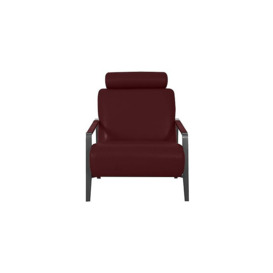 Domicil - Lawson Leather Accent Chair - Burgundy