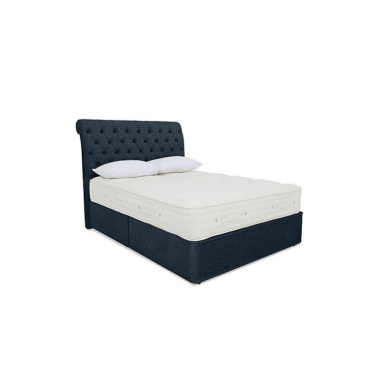 Hypnos - Luxury Firm 3 Divan Set with Continental Drawers - Small Double - Brooklyn Ink